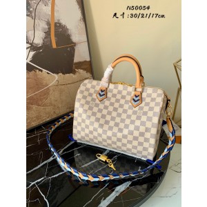 Louis Vuitton Speed Bandouliere 30 Damier Azur