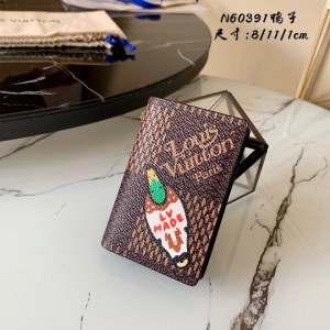Louis Vuitton x Nigo Pocket Organizer Damier Ebene Giant