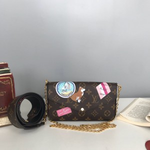 LV Pochette Felicie Monogram canvas bag