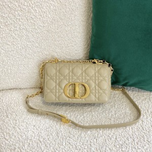 DIOR Large/Small Caro Bag Yellow