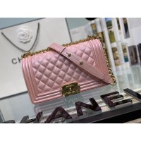 Chanel Boy Quilted Calfskin Gold-tone