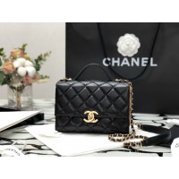 Chanel Gold Plate Mini Flap Bag (2 Colors)