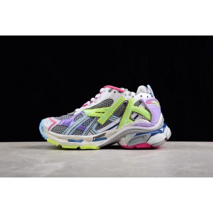 Balenciaga Runner Sneaker Grey/Purple/Neon Yellow