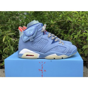 Jordan 6 Retro Travis Scott Cactus Jack Blue DH0690-400